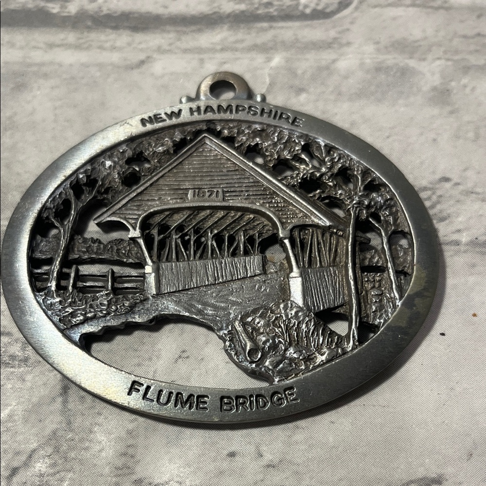 New Hampshire Flume Bridge Ornament 2nd in series